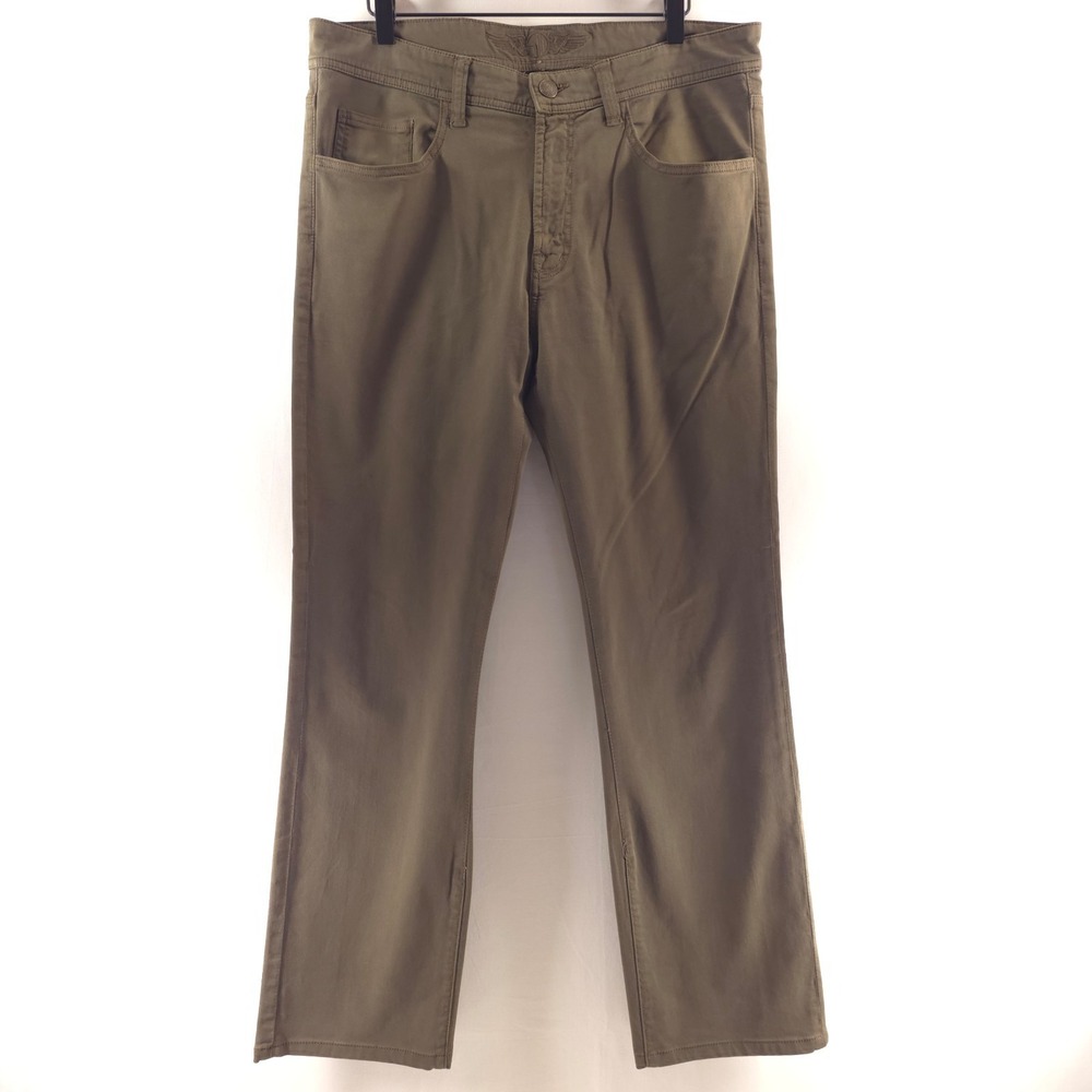 Straight Down Mens Pants 34x32 Brown Cotton Blend Golf Chino‎ Made in USA 50122